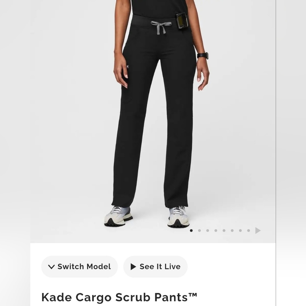 Figs Kade Cargo Scrub Pants Small Tall